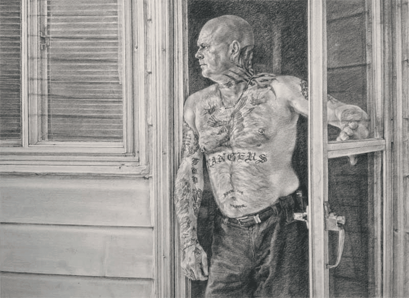 Portrait drawing titled Lynn by Jocelyn Ball-Hansen