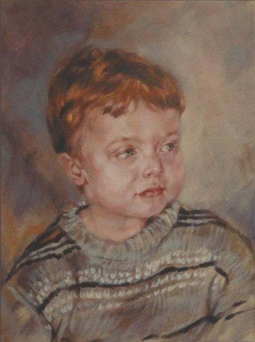 Red Headed Boy painting by Jocelyn Ball-Hansen